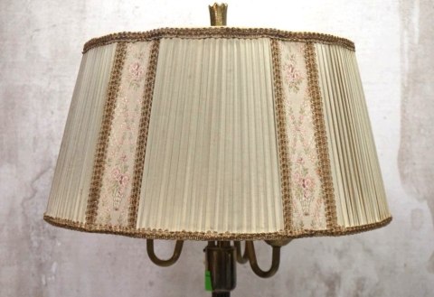 H-P WSPANIAŁA LAMPA PODŁOGOWA MOSIĄDZ RETRO VINTAGE LATA 40/50