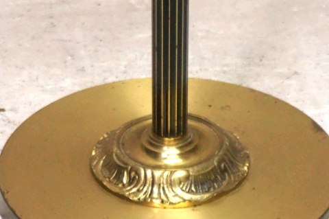 H-P WSPANIAŁA LAMPA PODŁOGOWA MOSIĄDZ RETRO VINTAGE LATA 40/50
