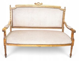H-P EFEKTOWNA SOFA KANAPA W STYLU LUDWIKA XVI KLASYCZNA ELEGANCJA