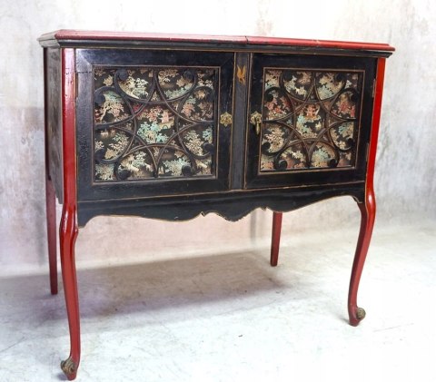 H-P NIESPOTYKANA KOMODA SZAFKA BARWNY BAREK - ORIENT CHINY