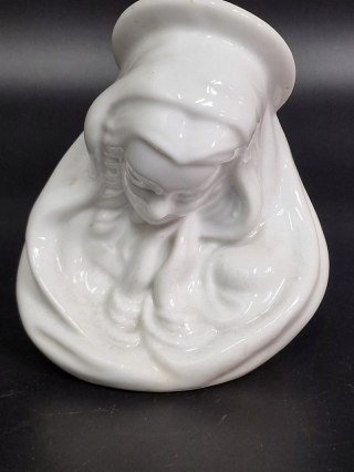 H-P PORCELANOWA FIGURKA MATKI BOSKIEJ ŚWIECZNIK LOURDES