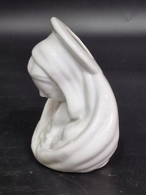 H-P PORCELANOWA FIGURKA MATKI BOSKIEJ ŚWIECZNIK LOURDES