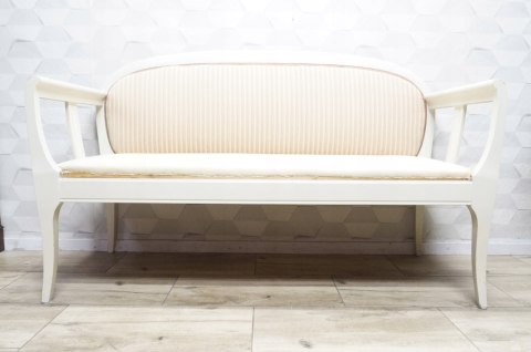 H-P SOFA KANAPA GUSTAWIAŃSKA BIAŁA do renowacji /s