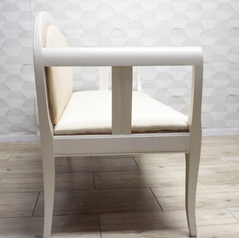 H-P SOFA KANAPA GUSTAWIAŃSKA BIAŁA do renowacji /s