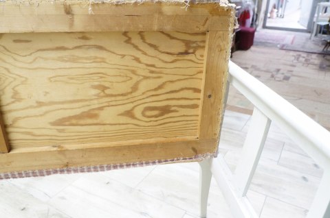H-P SOFA KANAPA GUSTAWIAŃSKA BIAŁA do renowacji /s