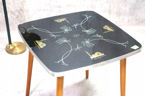 H-P STOLIK KAWOWY PATYCZAK Alburette Mid-century modern DDR PRL