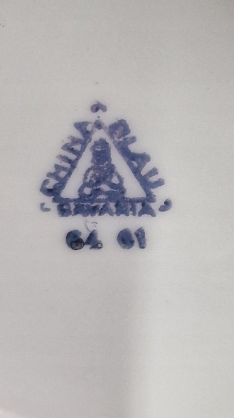 H-P UROCZY DZBANEK ZDOBIONY KOBALTEM CHINA BLUE BAVARIA