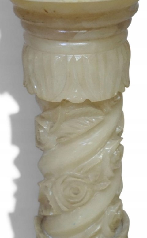 H-P WSPANIAŁA KOLUMNA ALABASTER PIEDESTAŁ WYSOKA 98cm