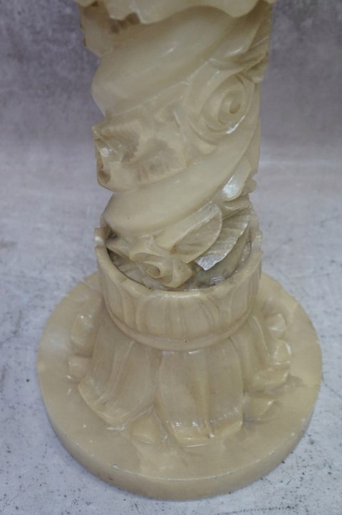 H-P WSPANIAŁA KOLUMNA ALABASTER PIEDESTAŁ WYSOKA 98cm