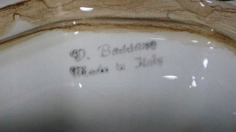 H-P PIĘKNA CERAMICZNA LAMPA WŁOSKA BASSANO