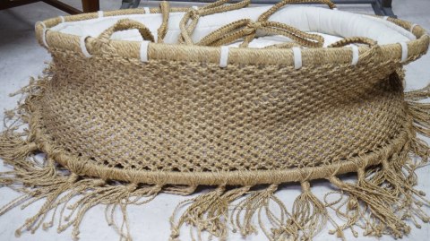 H-P PODWIESZANY KOSZ MOJŻESZA KOŁYSKA WISZĄCA BOHO