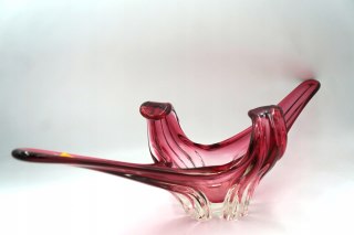 H-P UNIKATOWA PATERA MURANO SZKŁO WENECJA 63cm
