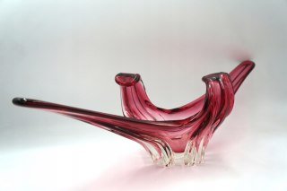 H-P UNIKATOWA PATERA MURANO SZKŁO WENECJA 63cm