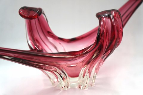 H-P UNIKATOWA PATERA MURANO SZKŁO WENECJA 63cm