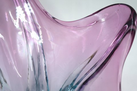 H-P WIELKA SZKLANA NIEPOWTARZALNA PATERA MURANO 51cm z Wenecji