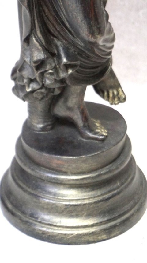 H-P WYSOKA DUŻA FIGURA RZYMIANKA - ALABASTER BARWIONY 63cm