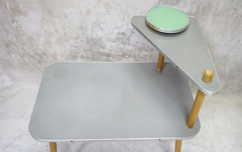 H-P KWIETNIK - STOLIK - VINTAGE LATA 60 RFN patyczak STOJAK POD KWIATY