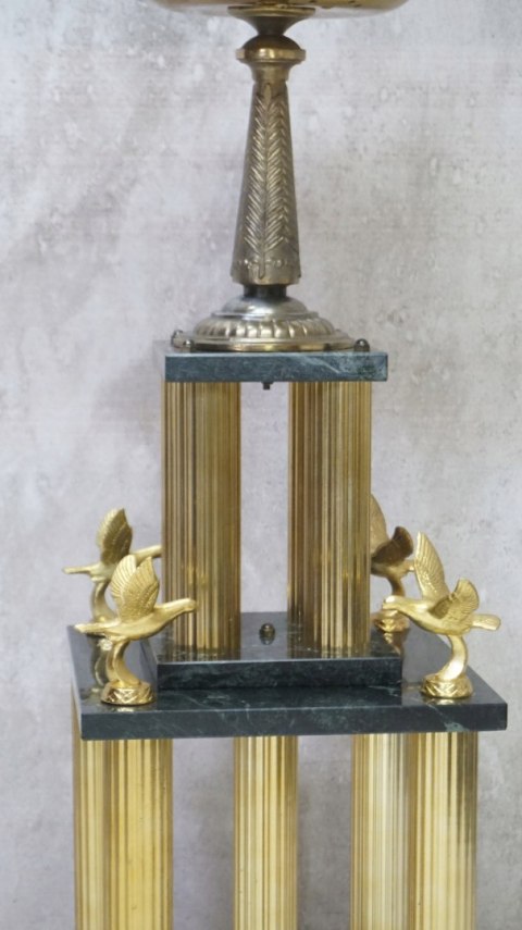 H-P OKAZAŁE TROFEUM PUCHAR DLA HODOWCY GOŁĘBI GOŁĘBIARZA 117cm