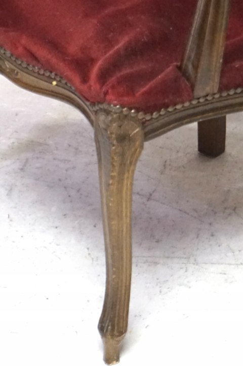 H-P OKAZJA -SUPER FOTEL LUDWIK WELUROWY do wypełnienia