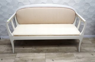 H-P SOFA KANAPA GUSTAWIAŃSKA BIAŁA do renowacji /n