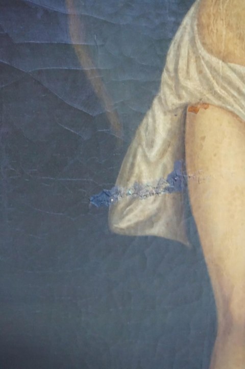 H-P ANTYCZNY RELIGIJNY OBRAZ UKRZYŻOWANIE - JEZUS NA KRZYŻU