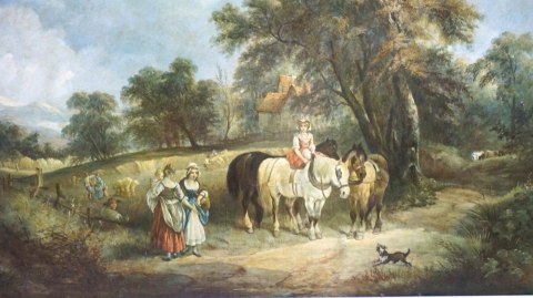 H-P WIEJSKA SIELANKA w/g Francis Wheatley (British, 1747-1801)