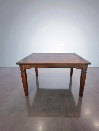 H-P WSPANIAŁY STÓŁ KOLONIALNY LITE DREWNO - 140cm x 140cm KWADRAT