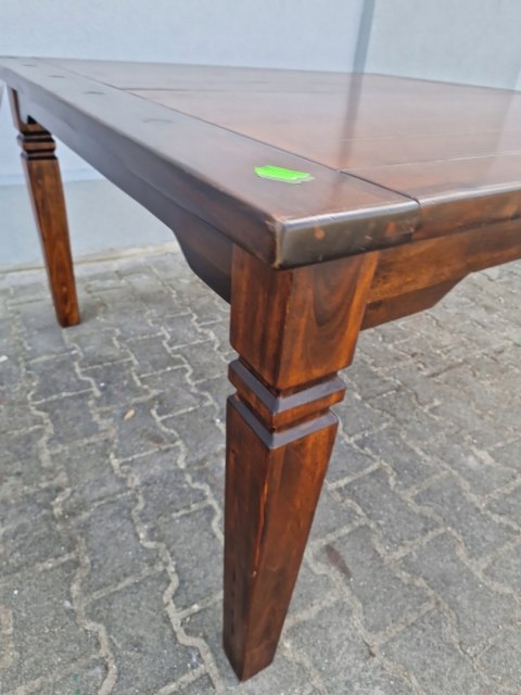 H-P WSPANIAŁY STÓŁ KOLONIALNY LITE DREWNO - 140cm x 140cm KWADRAT