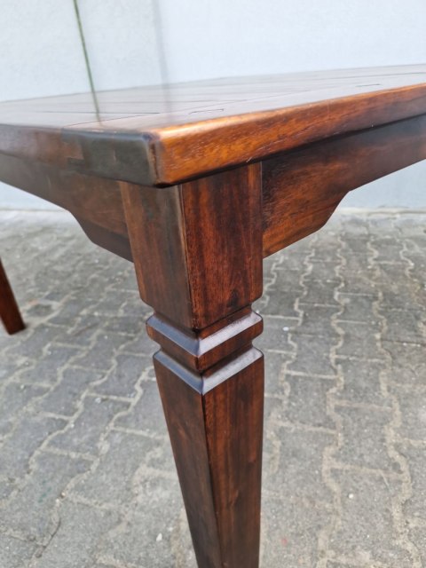 H-P WSPANIAŁY STÓŁ KOLONIALNY LITE DREWNO - 140cm x 140cm KWADRAT