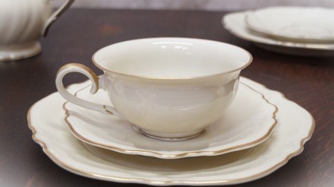 H-p ROSENTHAL VICTORIA KONACH SERWIS kawa ecru