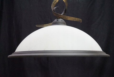 H-P LAMPA SUFITOWA ŻYRANDOL ze SZKLANYM KLOSZEM 3