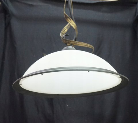 H-P LAMPA SUFITOWA ŻYRANDOL ze SZKLANYM KLOSZEM 3