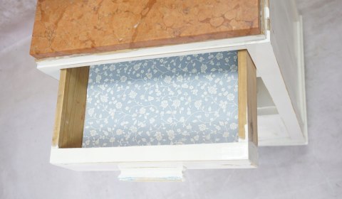 H-P MALOWANA SZAFKA KOMÓDKA Z BLATEM MARMUR - NIE PRZEGAP ZAKUPU !