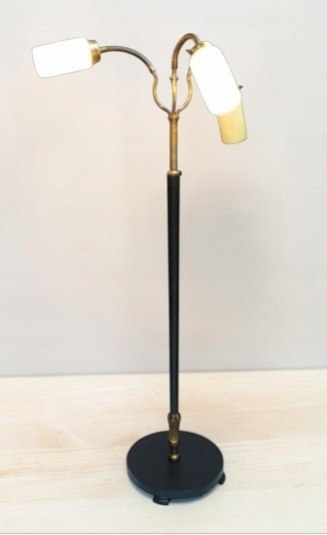 H-P UNIKATOWA LAMPA PODŁOGOWA lata 50-60 / PRL 3 ramiona