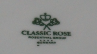 H-P FILIŻANKI ROSENTHAL BIAŁA MARIA CLASSIC ROSE 6 szt KOMPLET DO KAWY HERBATY