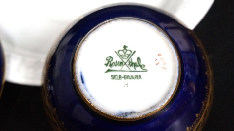 H-P PORCELANOWE PUDEŁKO PUZDERKO SZKATUŁKA ROSENTHAL 1910r